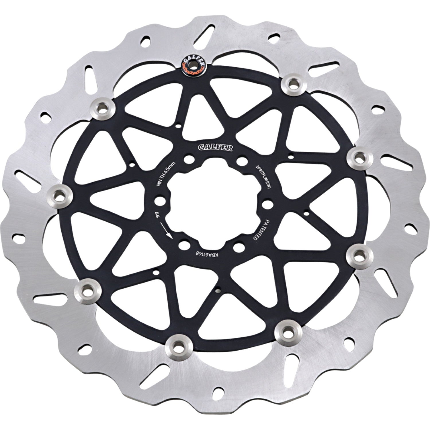 Galfer Front Rotor DF817CWI | Brake Rotors   Street