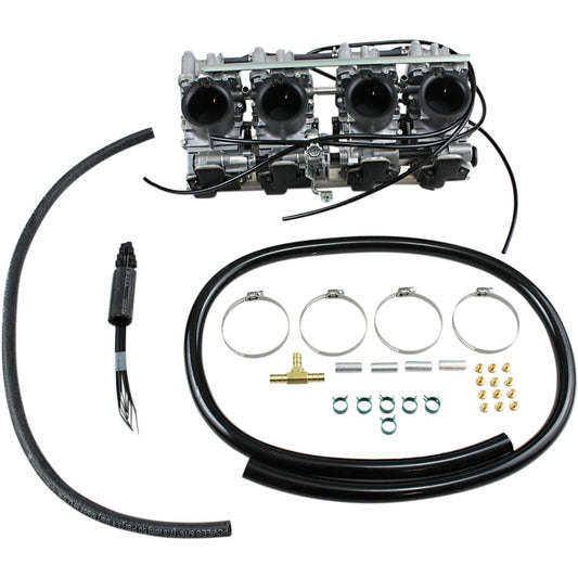 Mikuni Radial Flat Slide Carburetor Set - RS Series 34 4-Cylinder RS34-D21-K