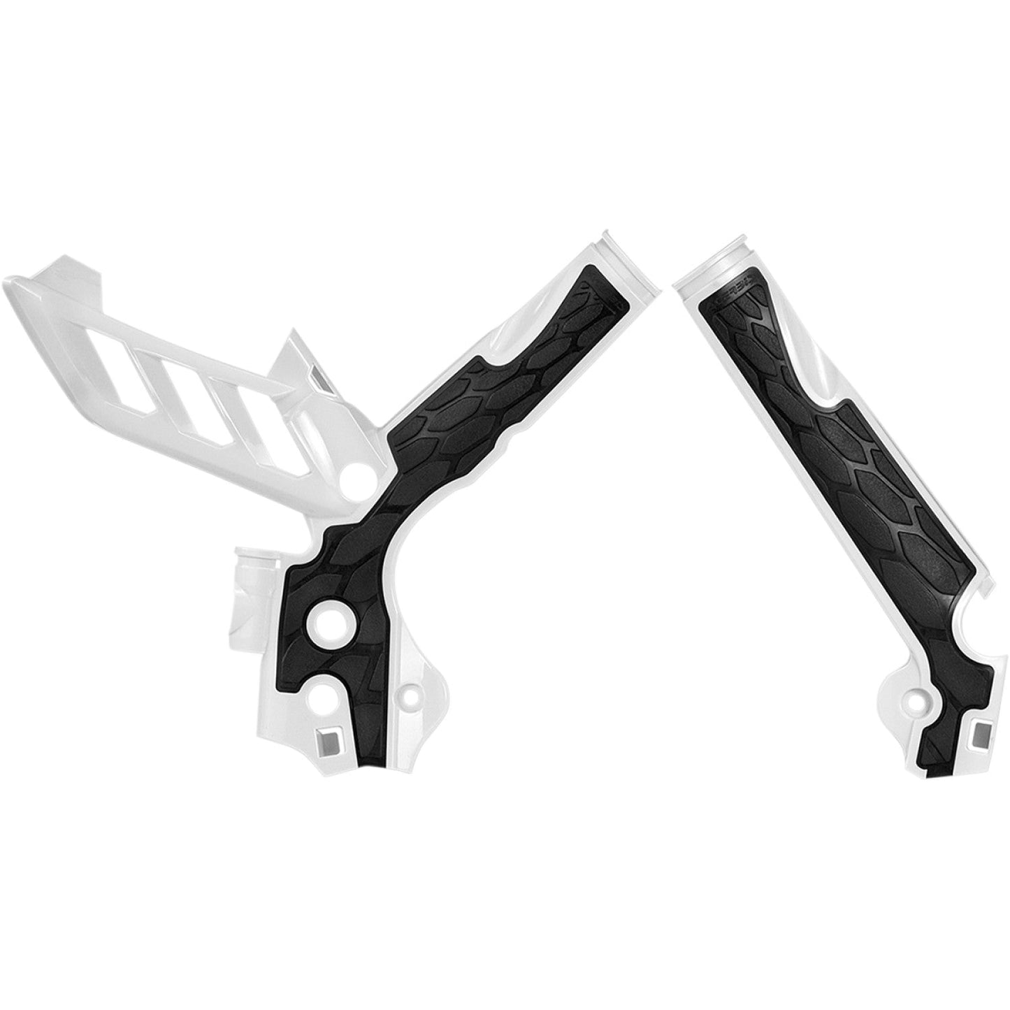 ACERBIS X-Grip Frame Guards - White/Black - KTM 2374251035