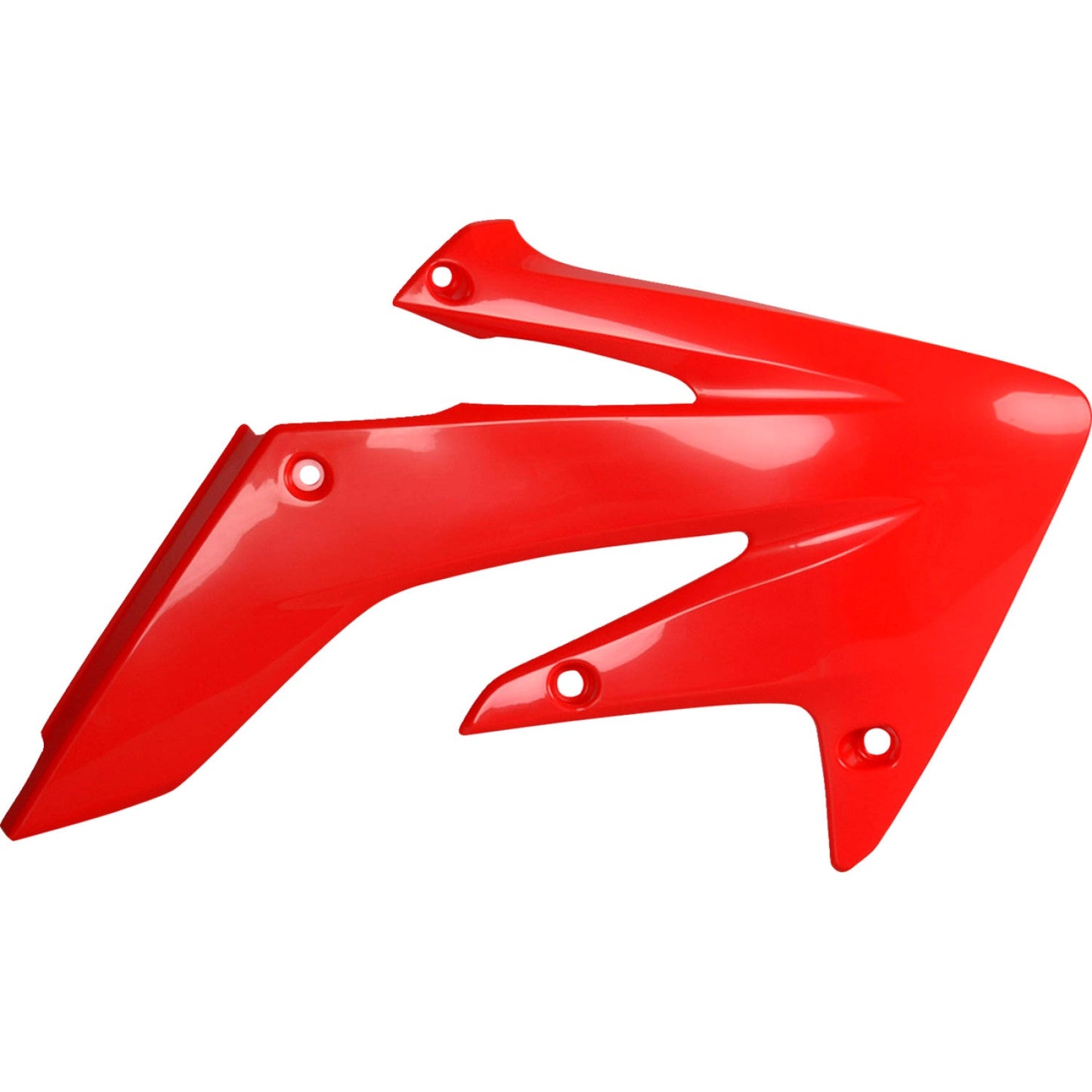 POLISPORT Radiator Cover - '04 OEM Red - CRF 250R 8410300003 by Polisport