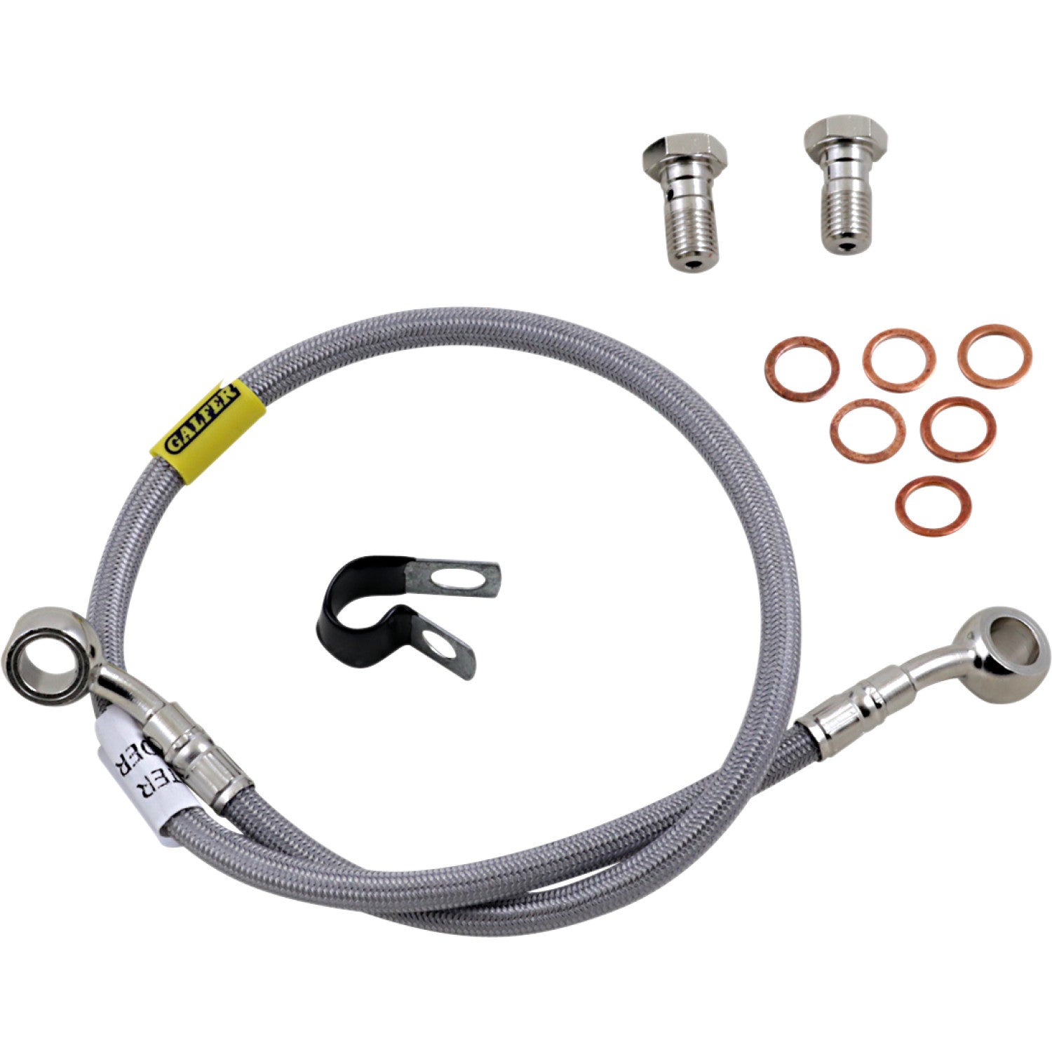 Galfer Brake Line - Stainless Steel FK003D537R | Brake Lines Hoses Stainless Steel