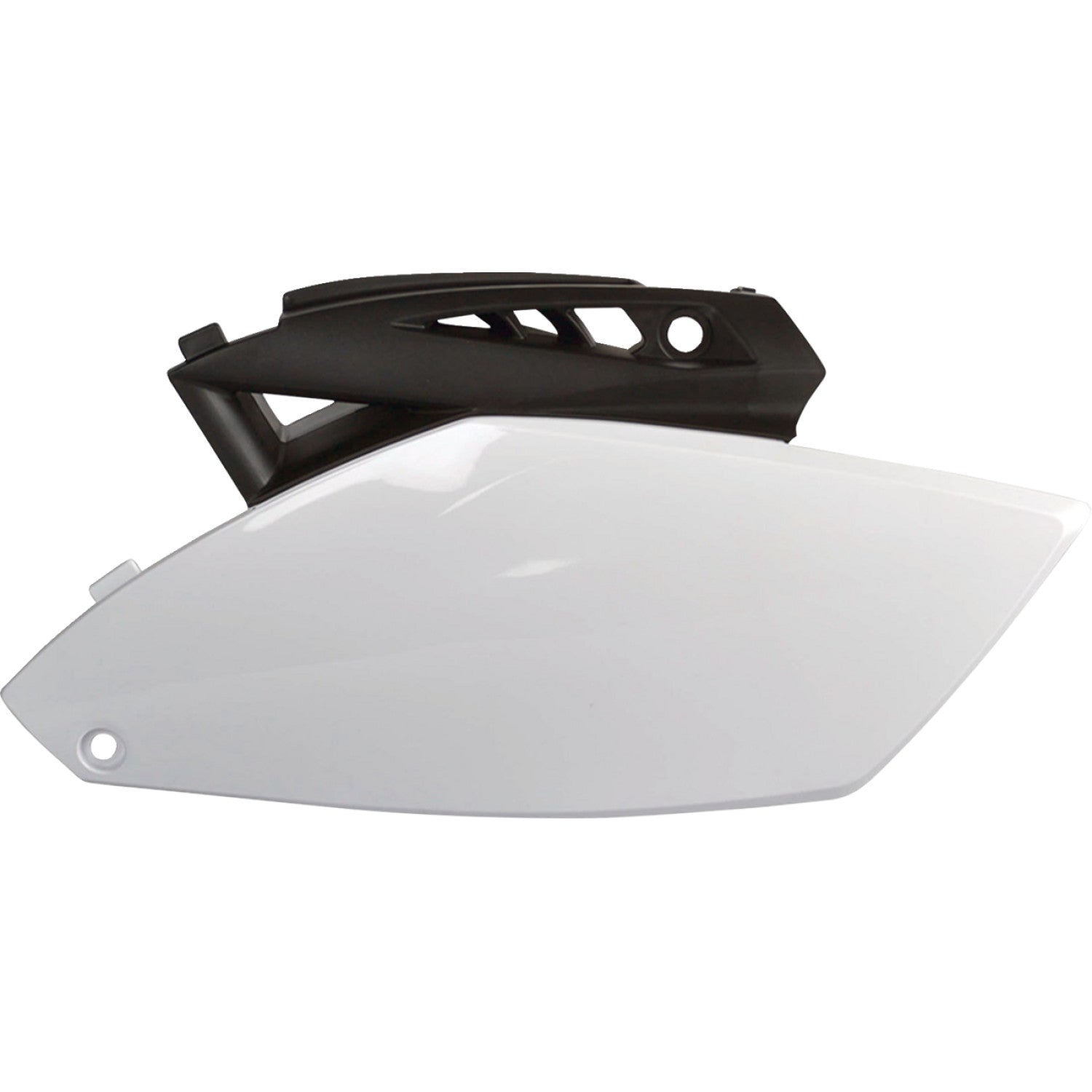 POLISPORT Side Panels - OEM Black/White - YZF 250 8605600001 by Polisport