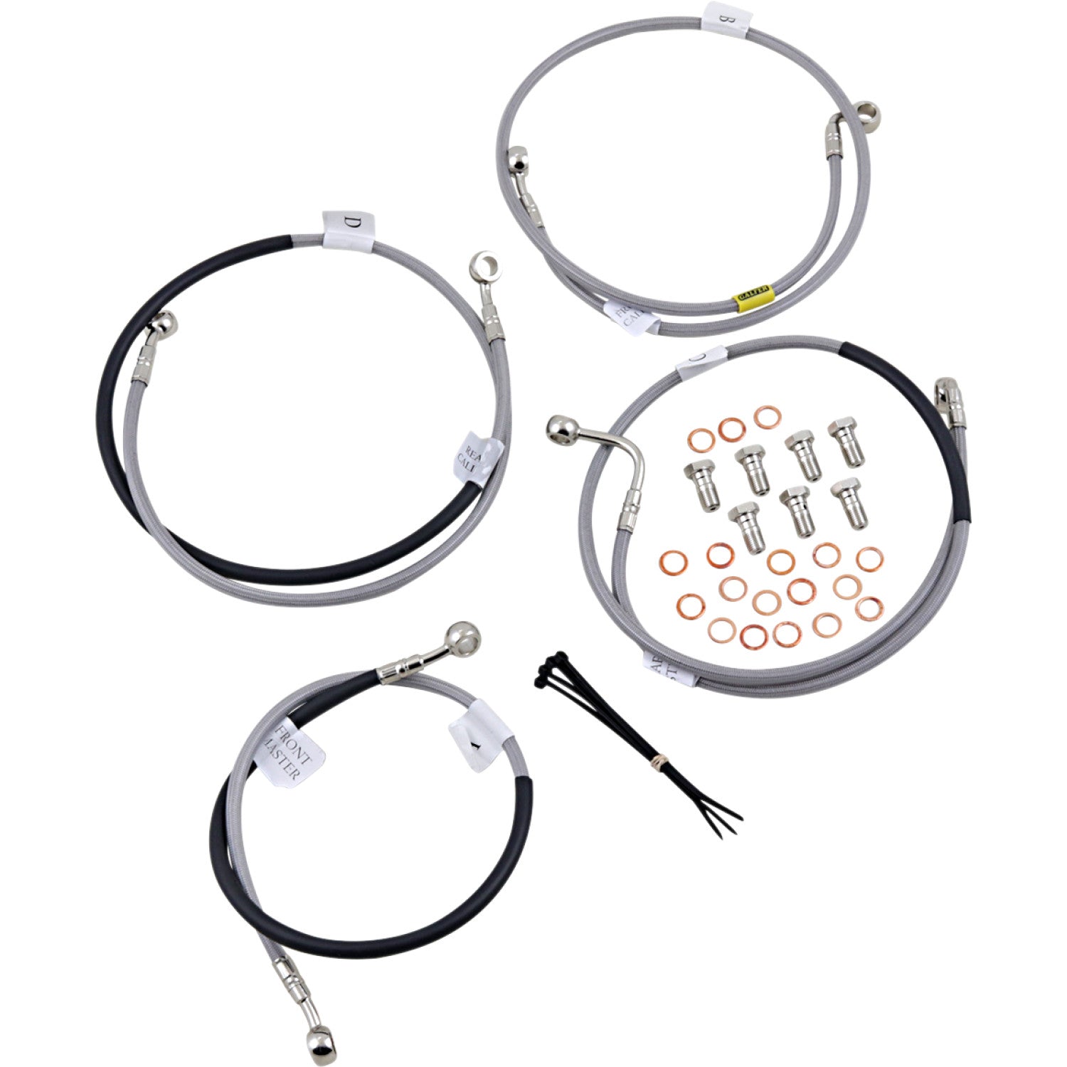 Galfer Brake Line - Stainless Steel FK003D871-4 | Brake Lines Hoses Stainless Steel