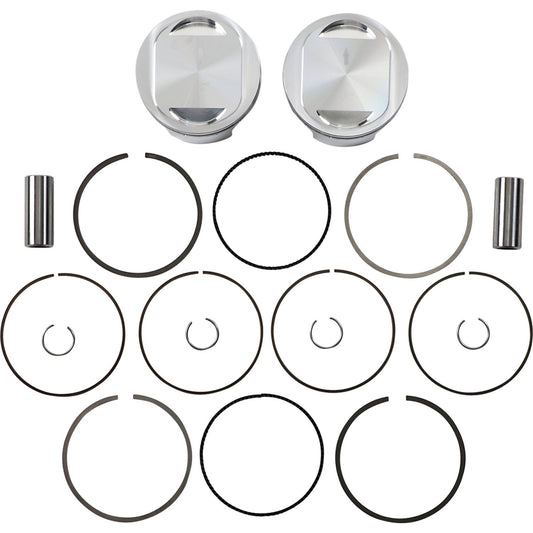 JE Pistons Piston Kit - 95" - Twin Cam 324720 | JE Pistons | Piston & Ring Kits