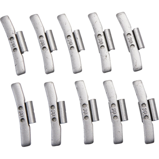 K&L Supply Wheel Weights - Crimp-On - 30 g - GSXR 32-4056 | Wheel Balancing Weights