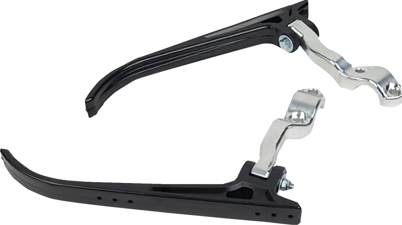 MOOSE OFFROAD Aluminum Open Ended Moto Roost Deflector Mounting Kit - Black - KX 450 53-8024