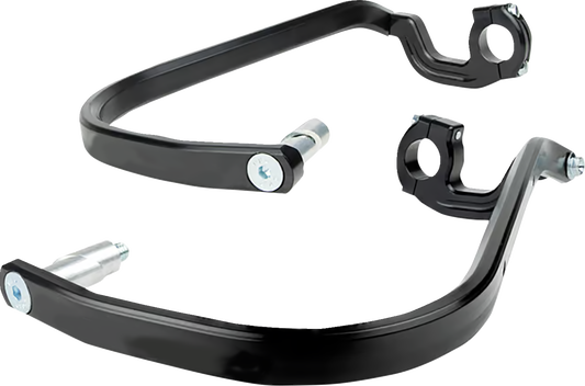 MOOSE OFFROAD Evo 2 Black Debris Deflectors with Tapered Clamp Set 50-5218B