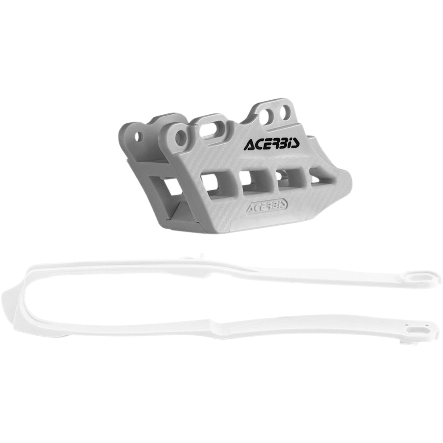 ACERBIS Chain Guide and Slider Kit - Honda CRF250R/CRF450R/RX - White 2666240002