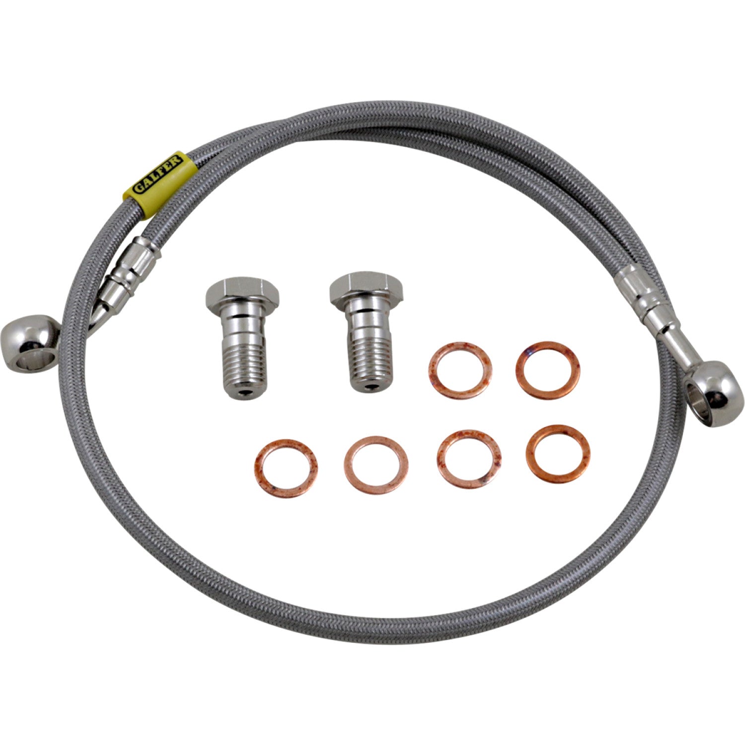 Galfer Brake Line - Stainless Steel FK003D366R | Brake Lines Hoses Stainless Steel