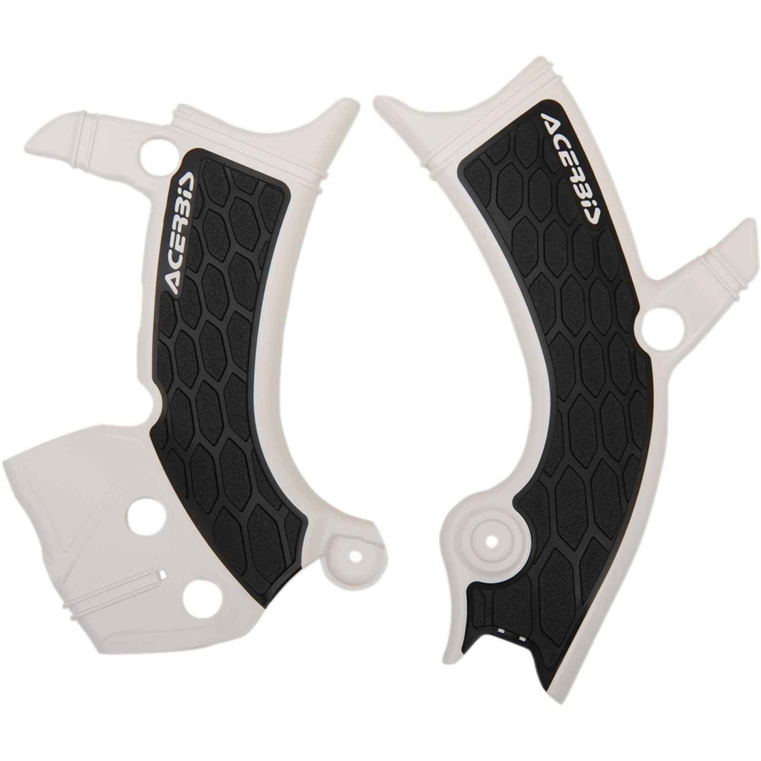 ACERBIS X-Grip Frame Guards - White/Black - Yamaha 2689411035