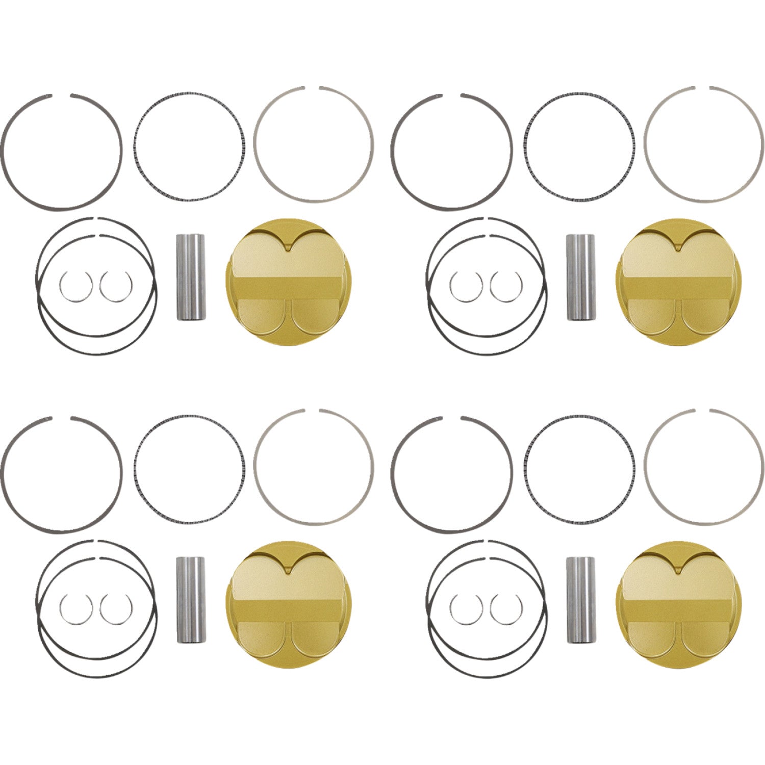 JE Pistons Ultra Series Piston Kit - Hayabusa 379435 | JE Pistons | Piston & Ring Kits
