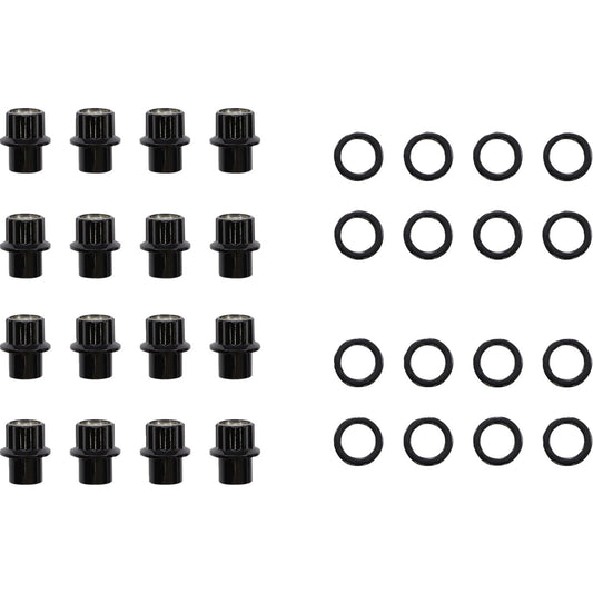 Moose Utility Lug Nut - Carbon Fiber Wheel - Steel - 12 mm x 1.25" LNBOET12125ASKT | Wheel Lug Nuts & Parts