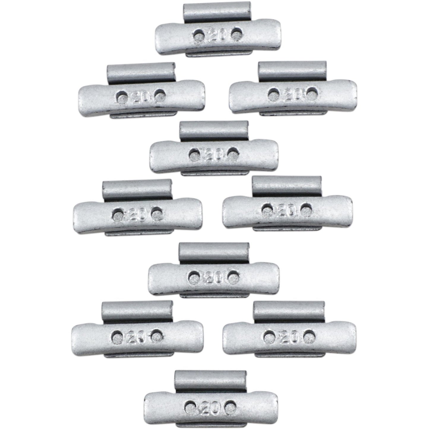 K&L Supply Wheel Weights - Crimp-On - 20 g - GSXR 32-4055 | Wheel Balancing Weights