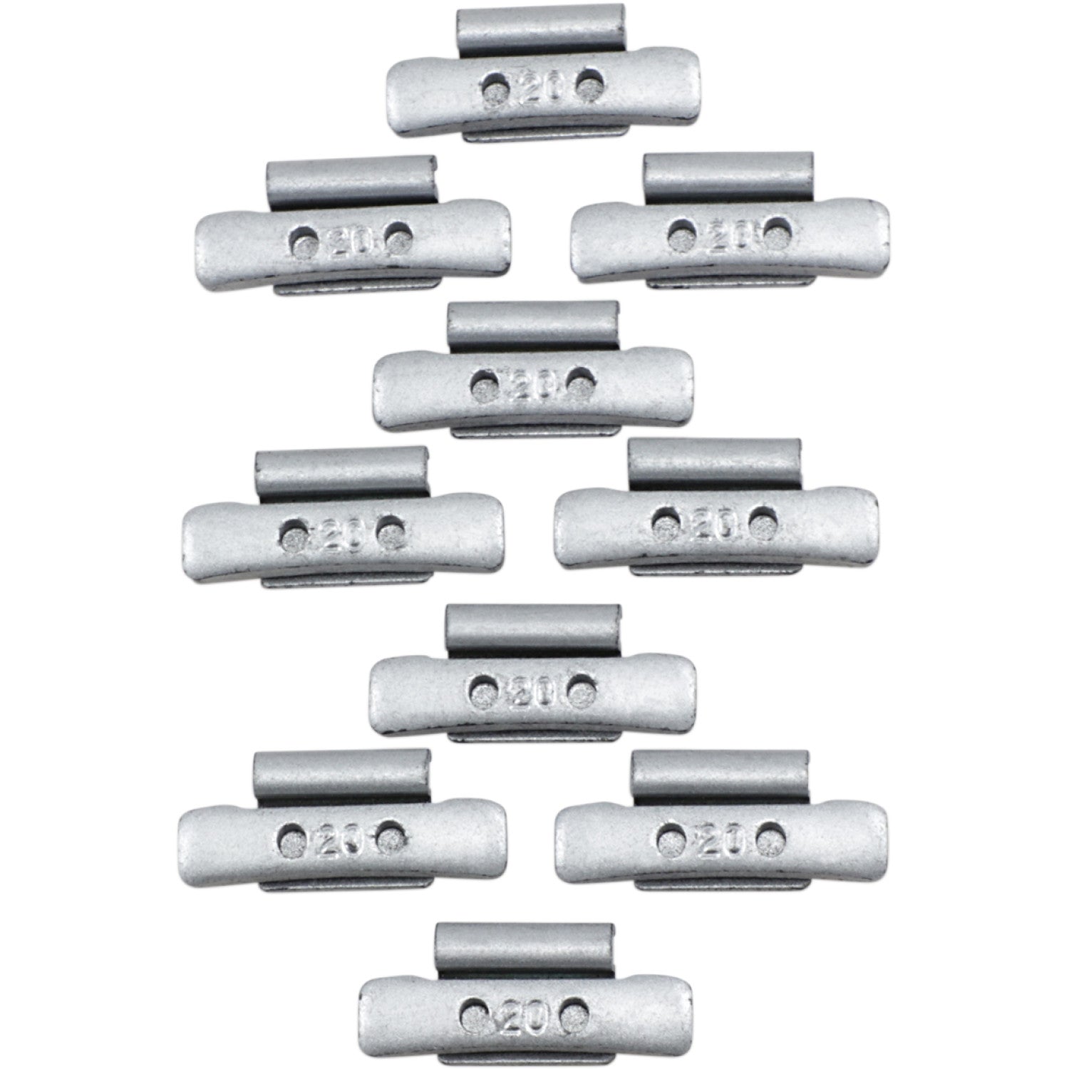 K&L Supply Wheel Weights - Crimp-On - 20 g - GSXR 32-4055 | Wheel Balancing Weights