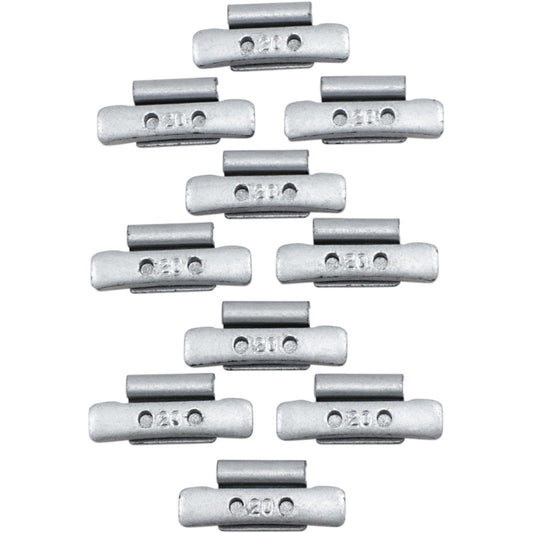 K&L Supply Wheel Weights - Crimp-On - 20 g - GSXR 32-4055 | Wheel Balancing Weights