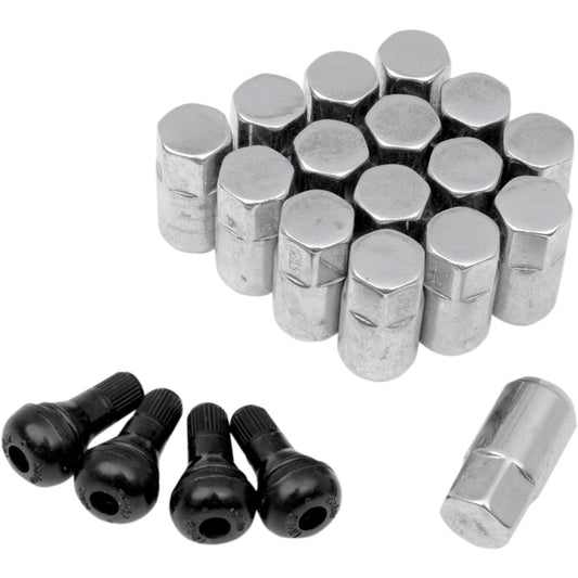 Moose Utility Lug Nut - 12 mm x 1.50 - Chrome - Tapered - 16 Pack SP300MO207 | Wheel Lug Nuts & Parts