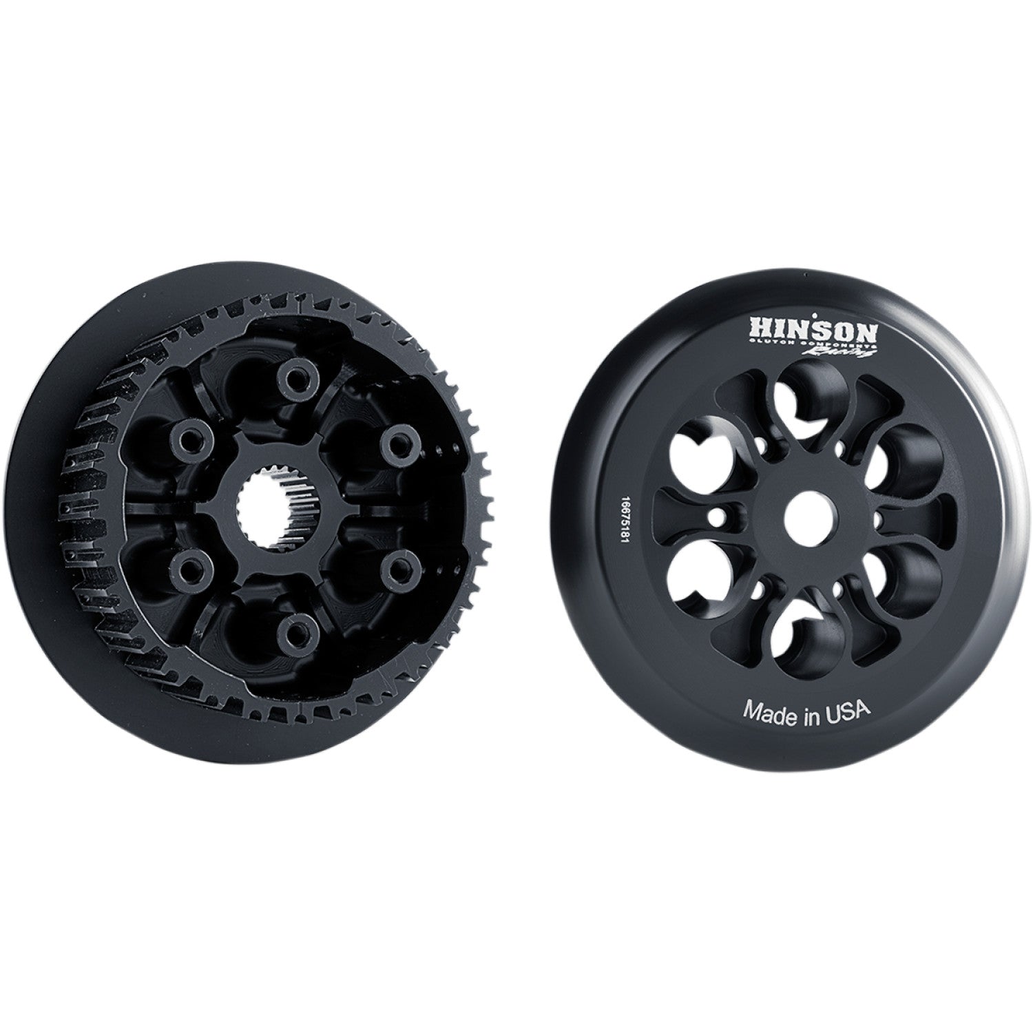 HINSON RACING Inner Hub with Pressure Plate - Suzuki H438 by Hinson Racing Clutch Com PO Nent Parts
