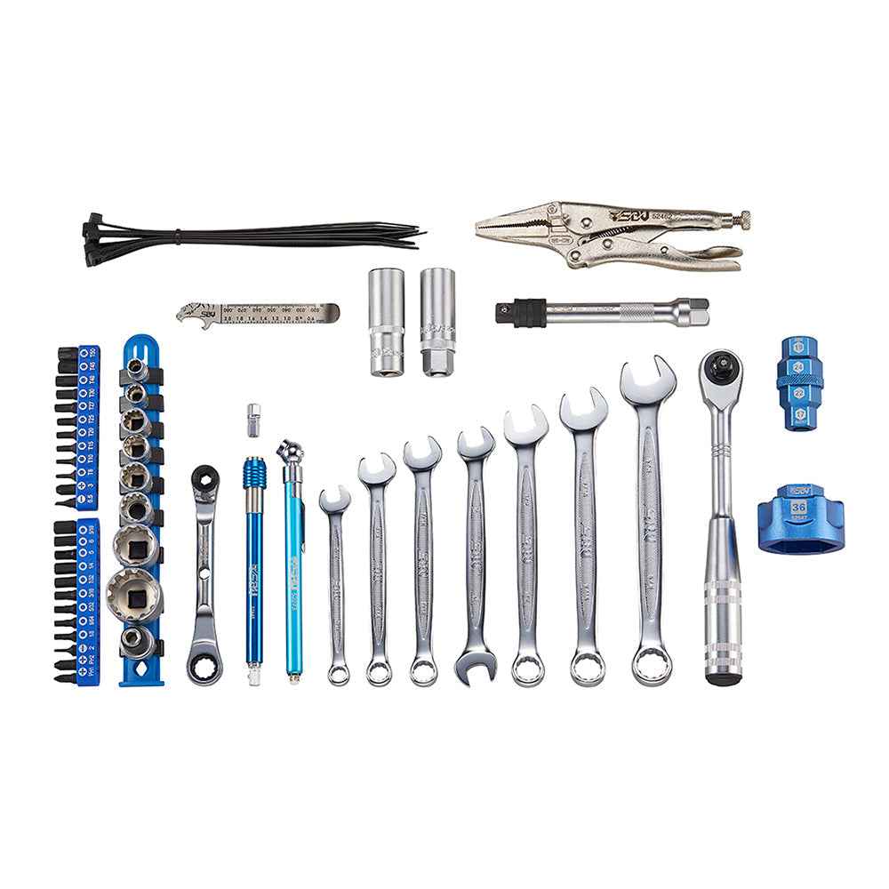 SBV Tools Motorcycle Tool Set - HARLEY DAVIDSON Sportster, Softail, Touring & CVO