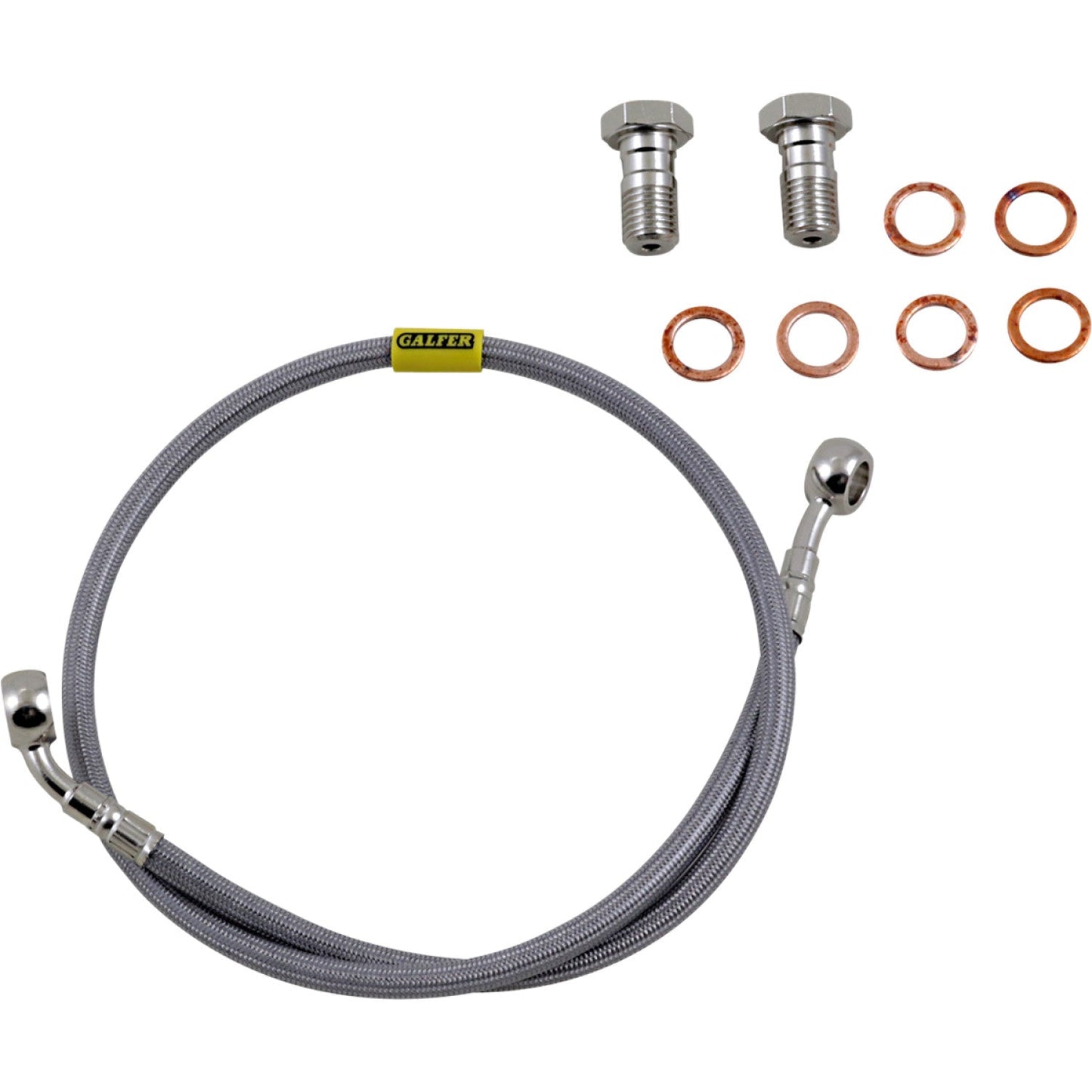 Galfer Brake Line - Stainless Steel FK003D486-1 | Brake Lines Hoses Stainless Steel