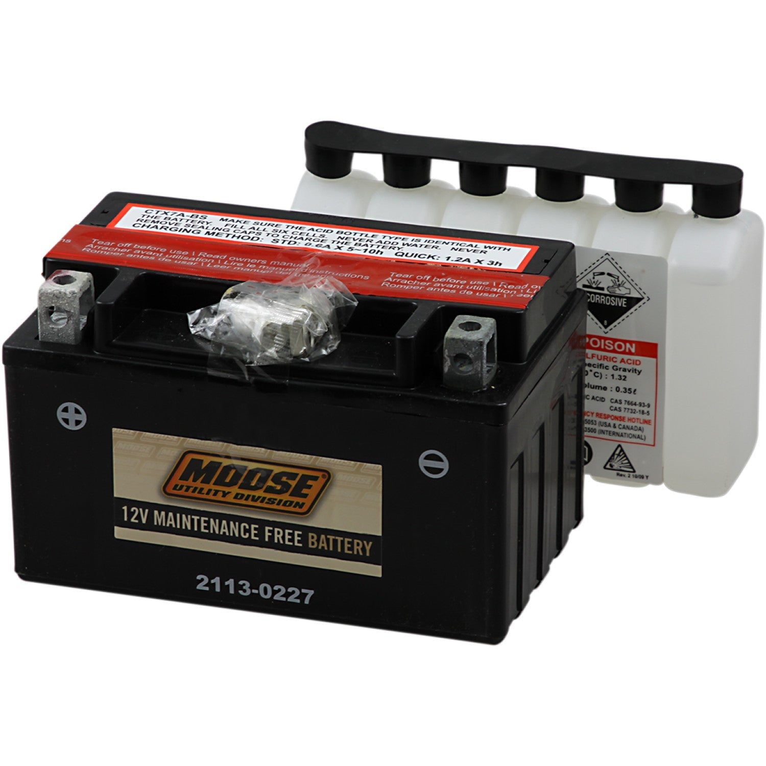 Moose Utility AGM Battery - YTX7A-BS MTX7A-BS | Battery Group