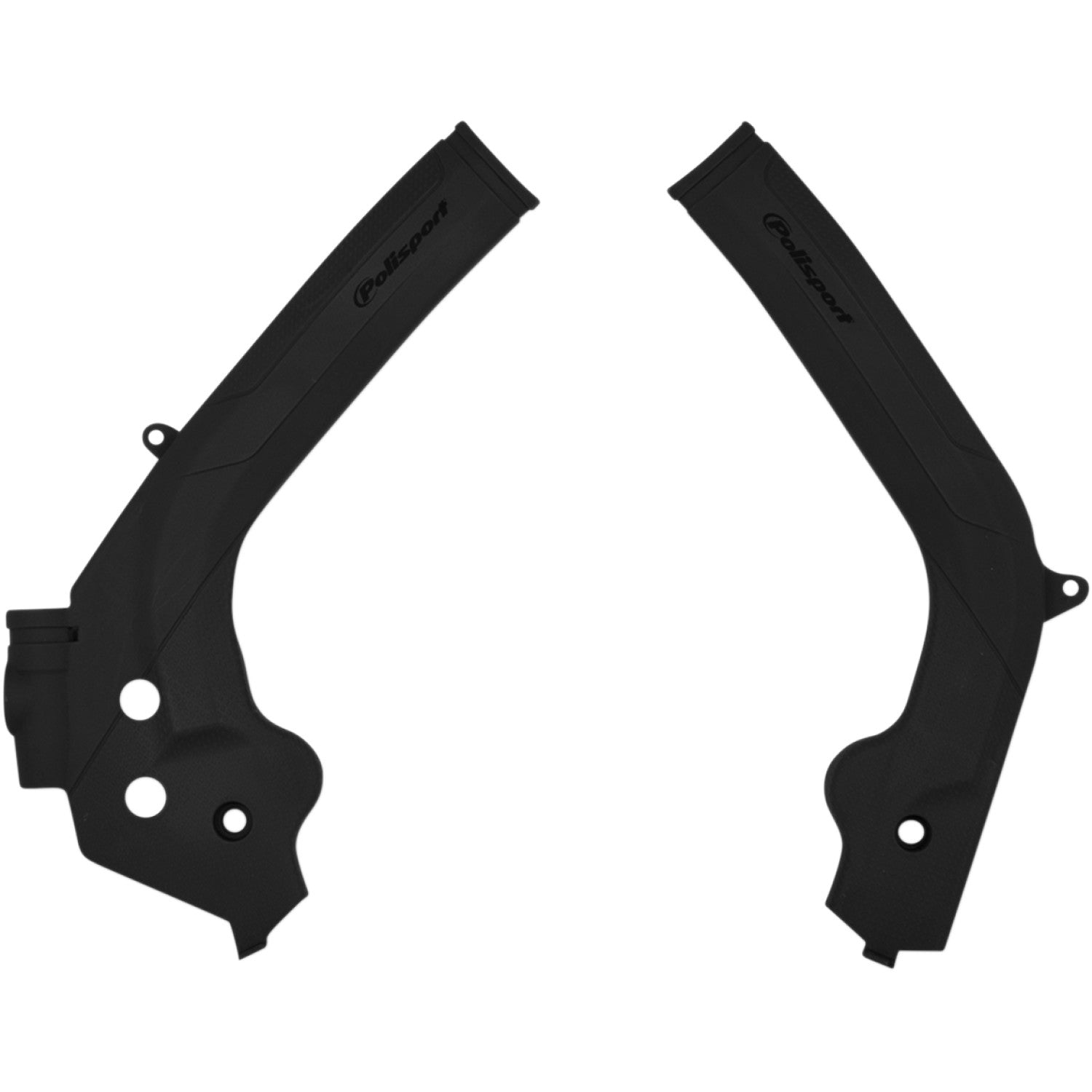 POLISPORT Frame Guards - Black - Husqvarna/KTM 8466600001 by Polisport