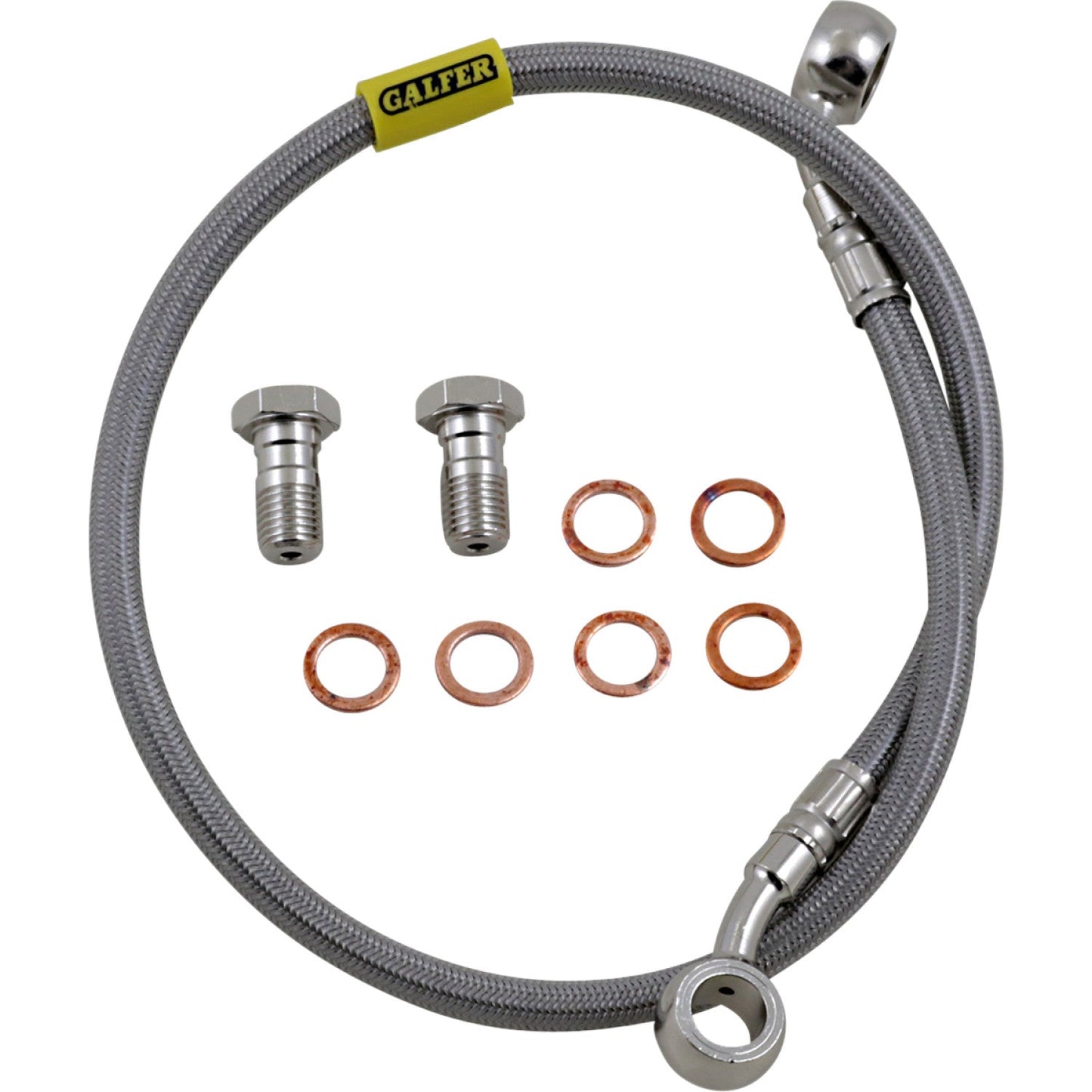 Galfer Brake Line - Stainless Steel FK003D415R | Brake Lines Hoses Stainless Steel