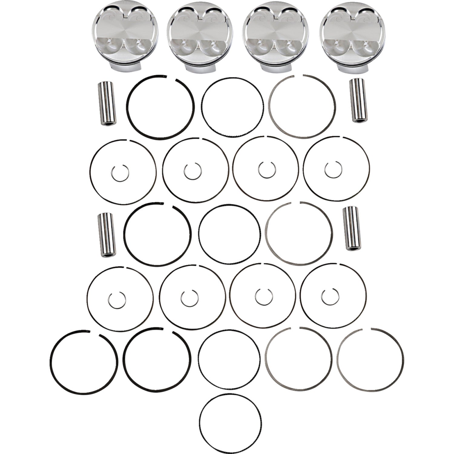 JE Pistons Piston Kit 345193 | JE Pistons | Piston & Ring Kits