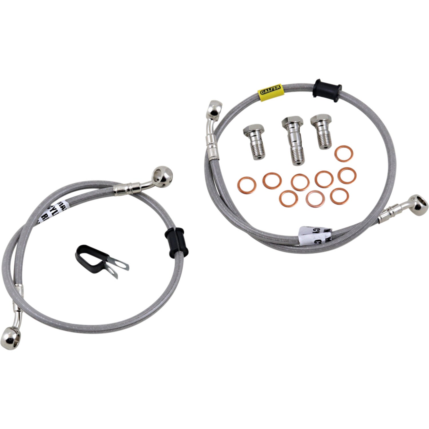 Galfer Brake Line - Stainless Steel FK003D886-2 | Brake Lines Hoses Stainless Steel