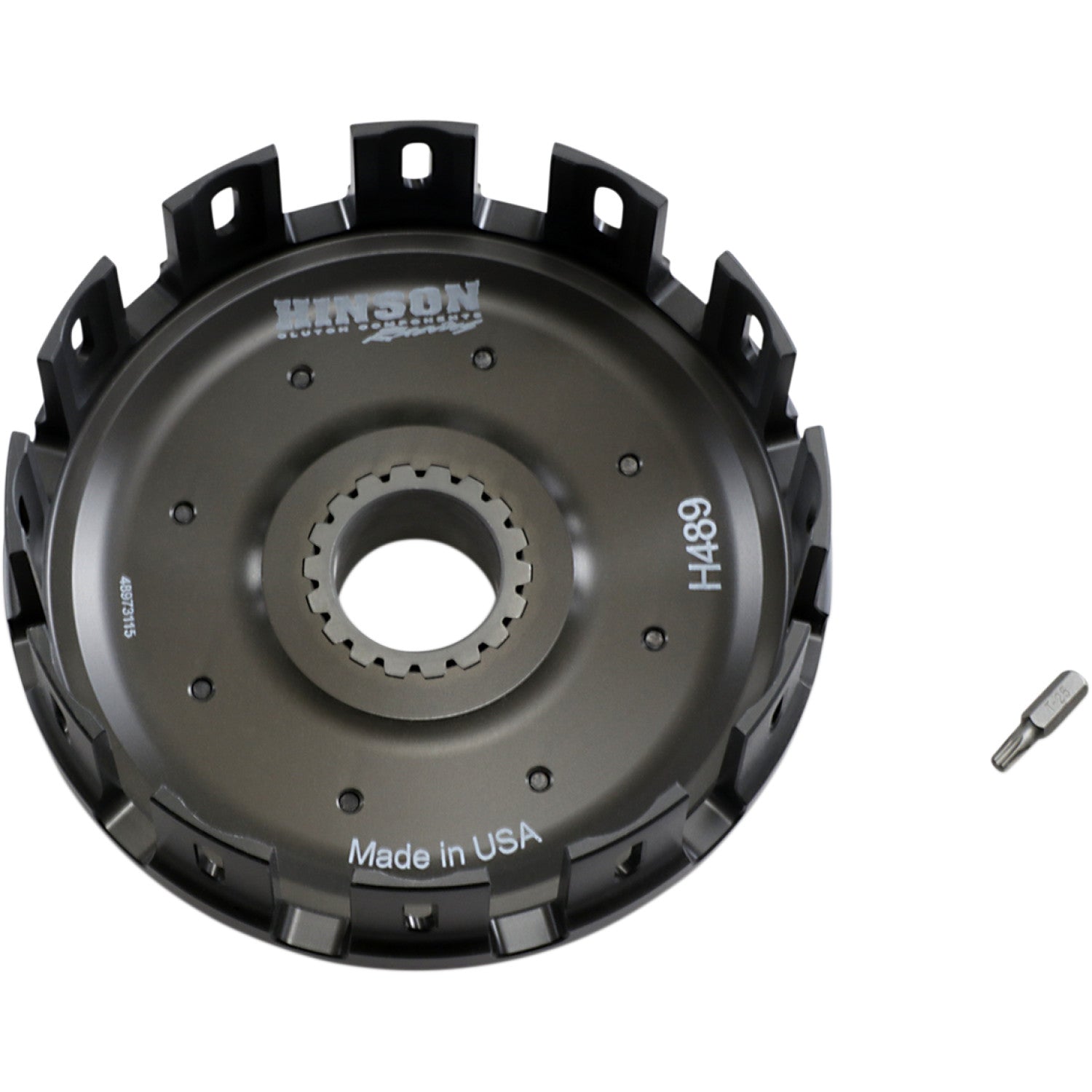 HINSON RACING Clutch Basket H489 by Hinson Racing Clutch Com PO Nent Parts