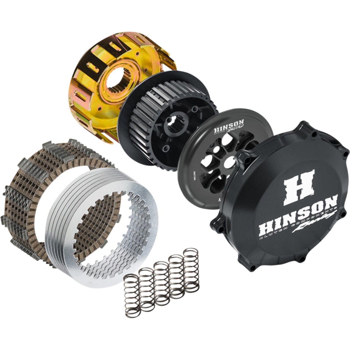 HINSON RACING Clutch Basket HCS597-2101 by Hinson Racing Clutch Com PO Nent Parts