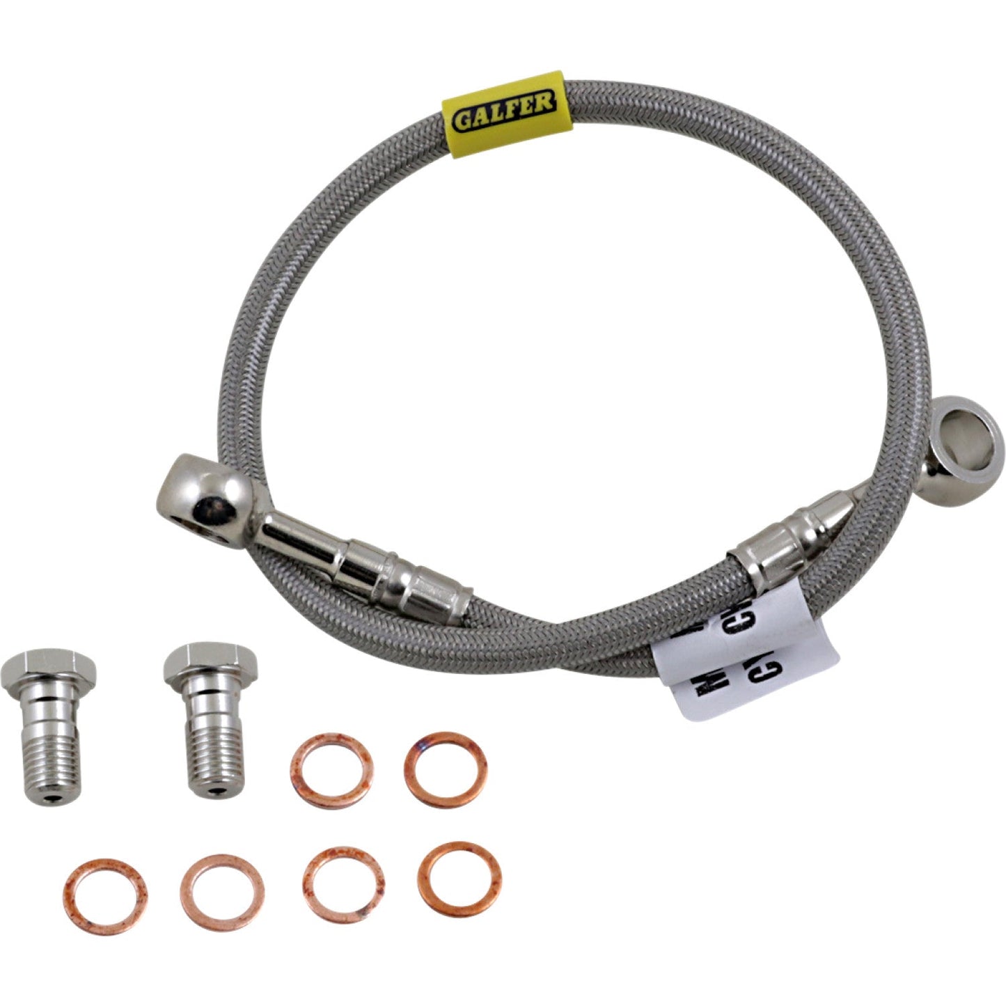 Galfer Brake Line - Stainless Steel FK003D417R | Brake Lines Hoses Stainless Steel