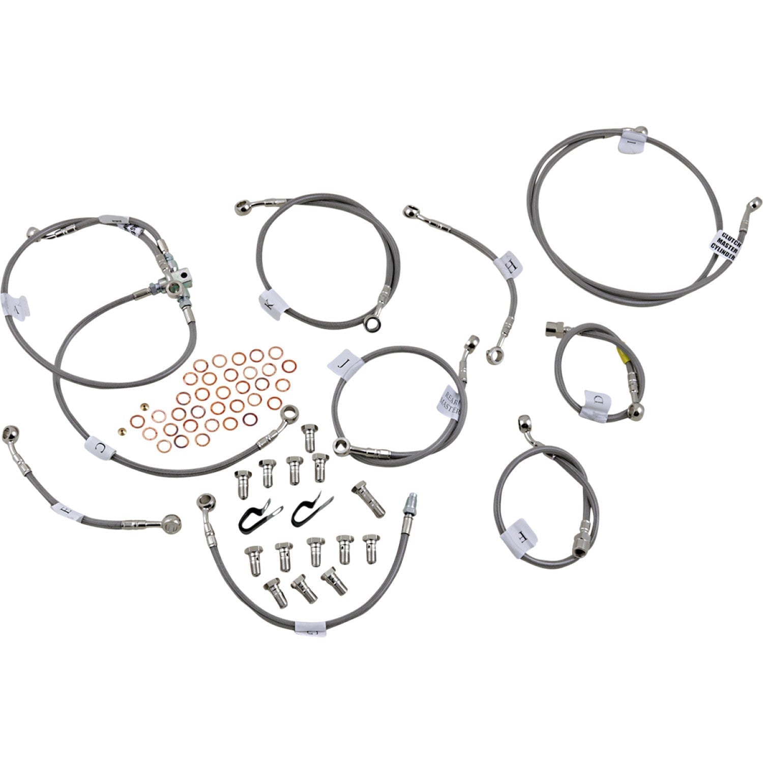 Galfer Brake Line - Stainless Steel FK003D323-11 | Brake Lines Hoses Stainless Steel