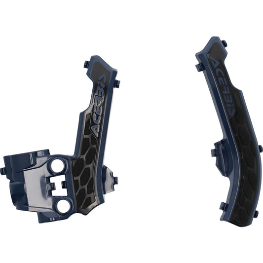 ACERBIS X-Grip Frame Guards - Blue/Black - Gas Gas | Husqvarna | KTM 2979611034