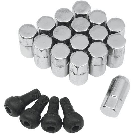 Moose Utility Lug Nut - 10 mm x 1.25 - Chrome - Tapered - 16 Pack SP300MO208 | Wheel Lug Nuts & Parts