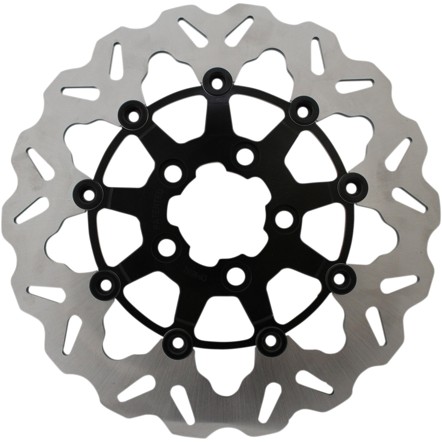 Galfer Wave? Brake Rotor - Rear - Black Carrier DF681CW-B | Brake Rotors   Street