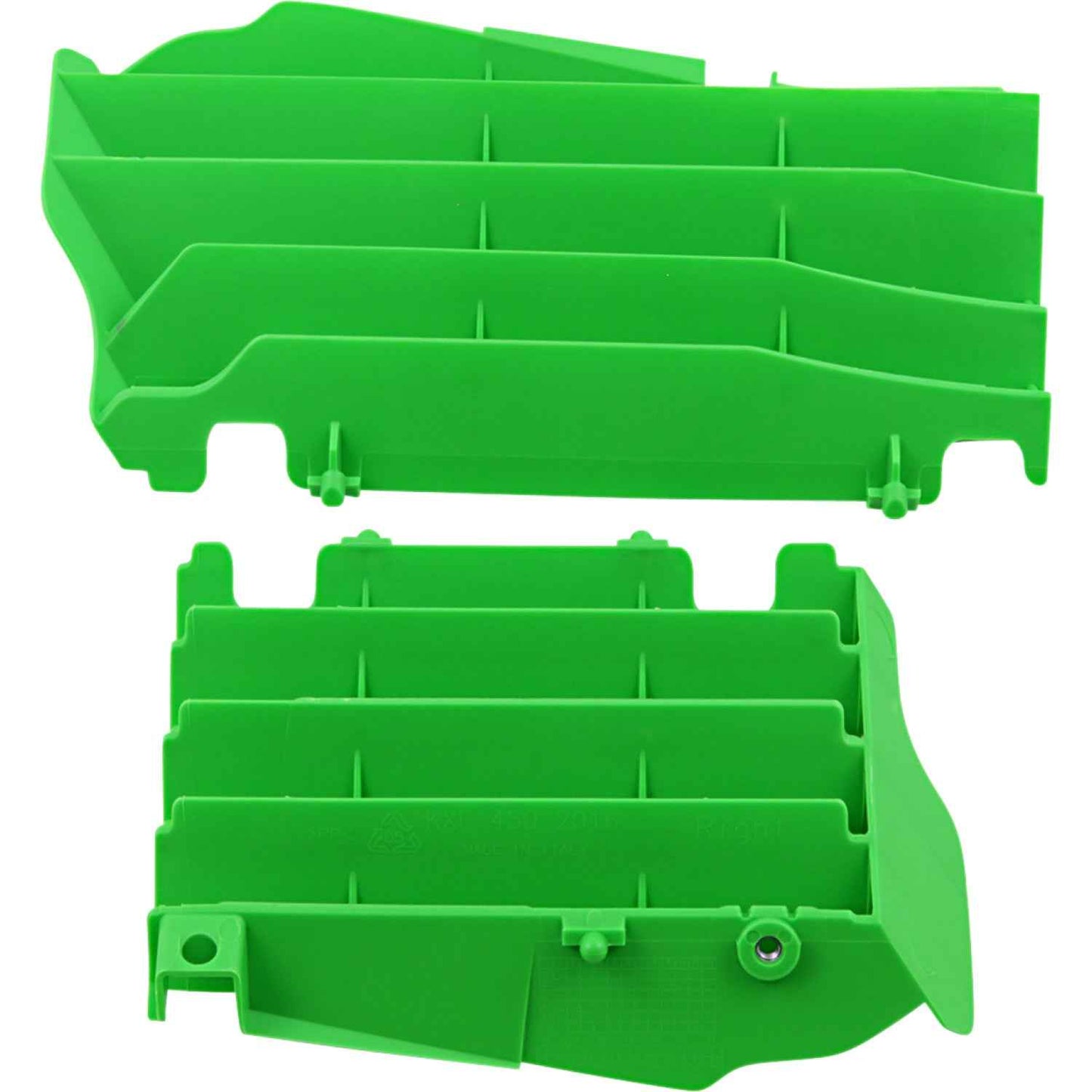 ACERBIS Radiator Louvers - Green - Kawasaki 2791430006