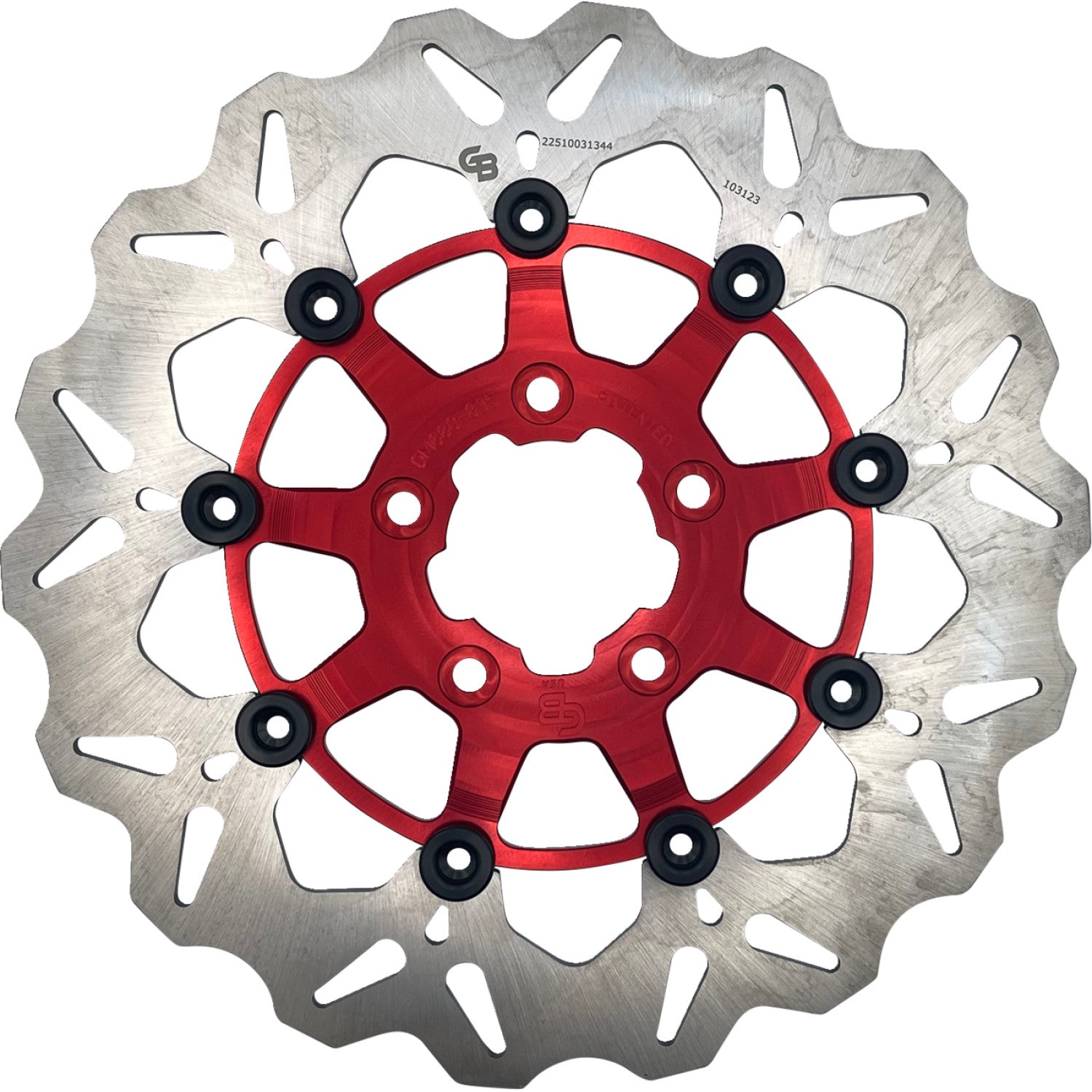 Galfer Brake Rotor - Front - Red DF680CW-R | Brake Rotors   Street