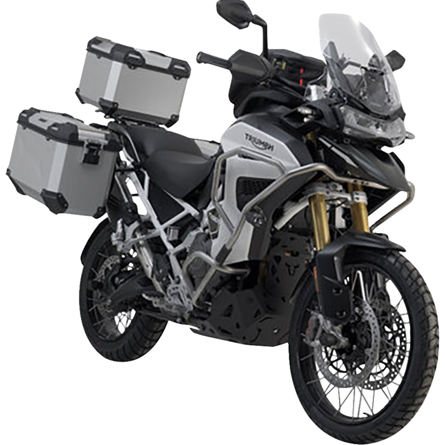 SW-Motech Adventure Luggage System - Silver - Triumph Tiger 1200 '22-'23 ADV.11.905.75102/S | Luggage Group