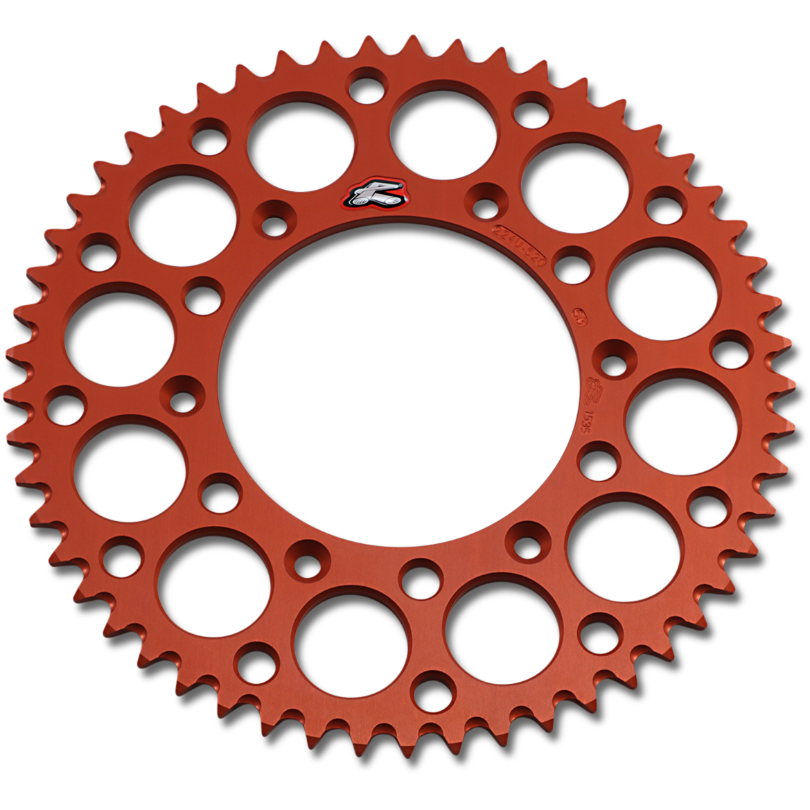 Renthal Sprocket - Orange - 53 Tooth 224U-520-53GPOR