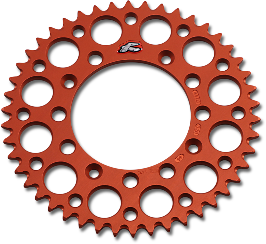 Renthal Rear Sprocket - Orange - 46 Tooth 441U-520-46GPOR