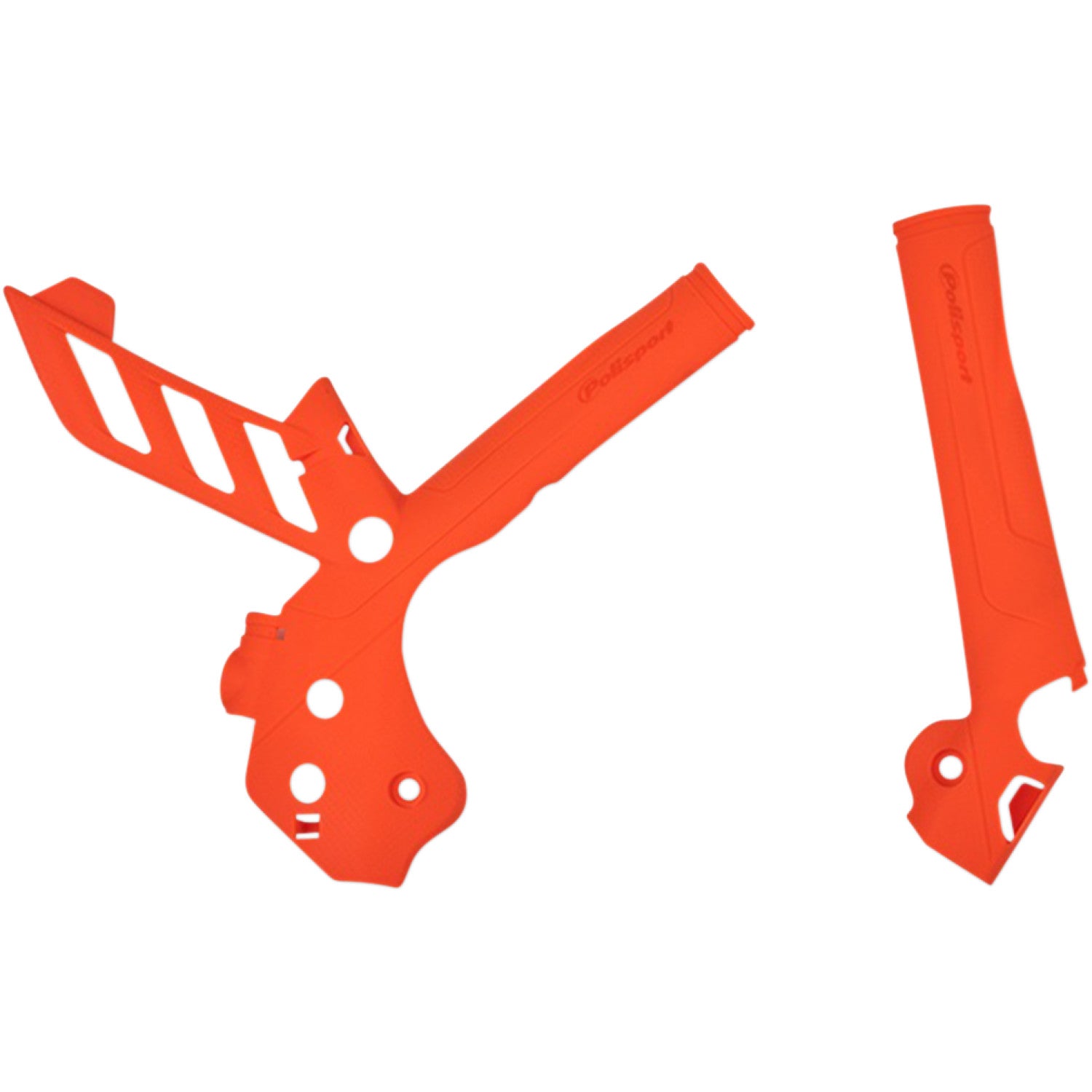 POLISPORT Frame Guards - Orange - KTM 8466500002 by Polisport
