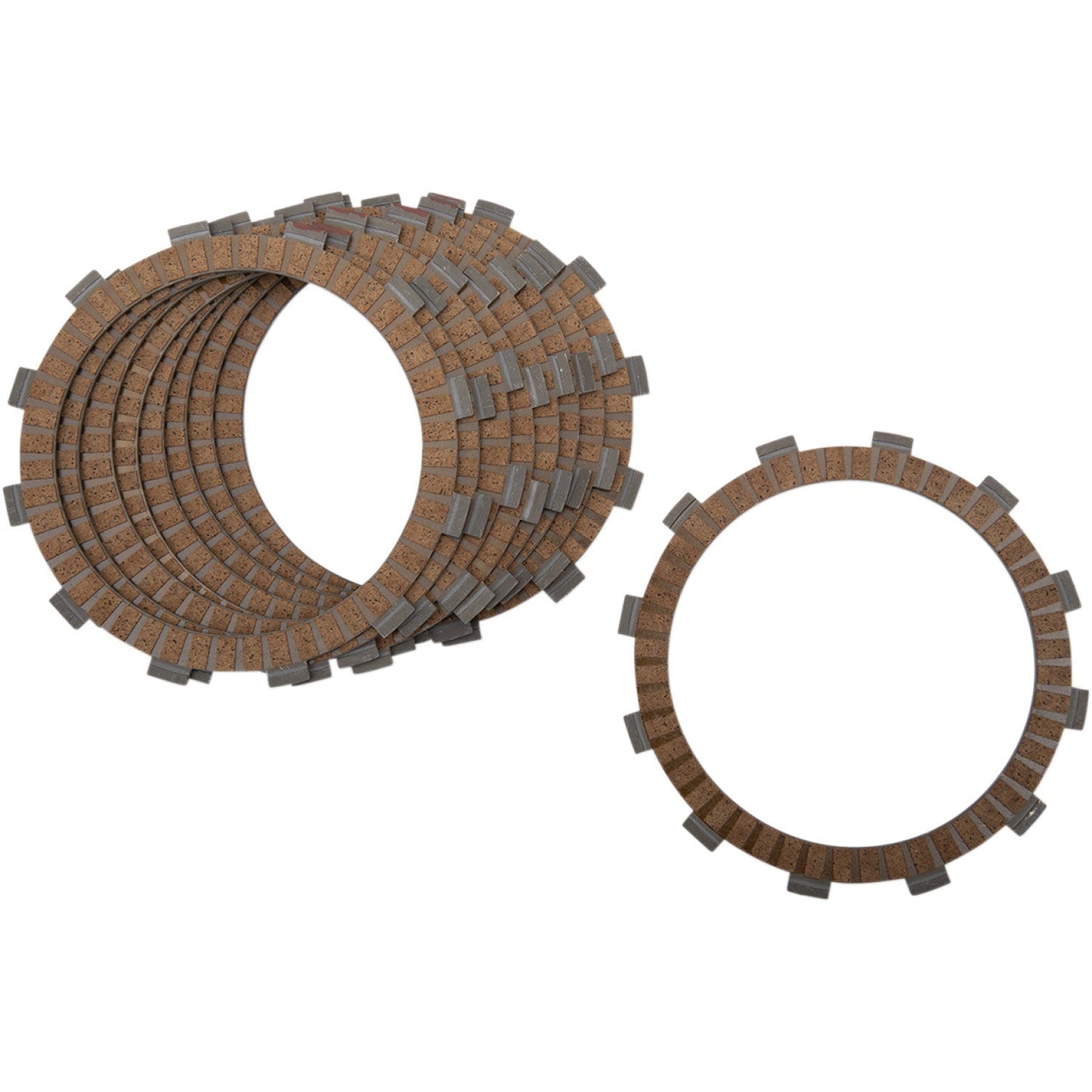 HINSON RACING Clutch Plate Kit - Fiber FP196-9-001 by Hinson Racing Clutch Plates & Springs