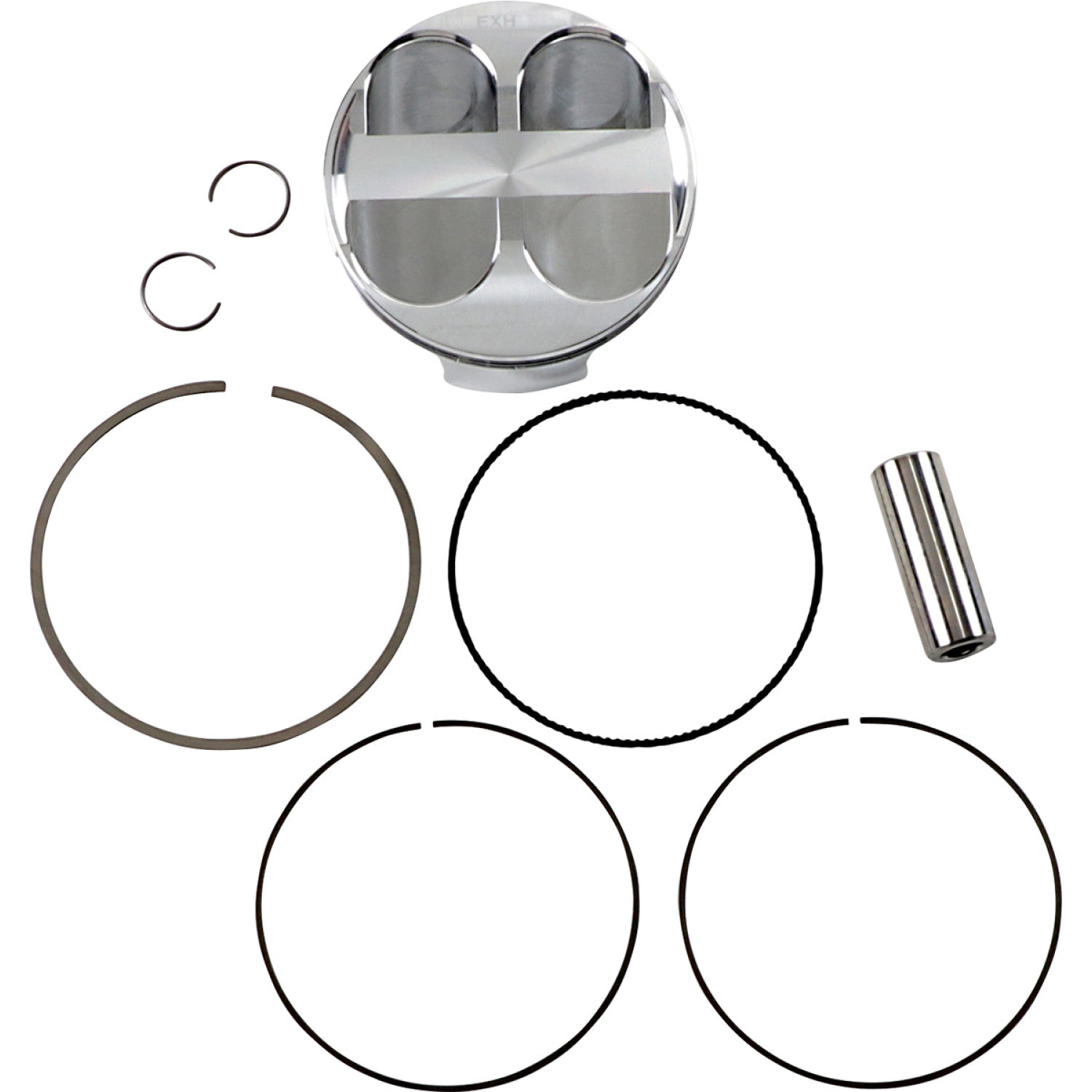 JE Pistons Piston Kit - 13.5:1 - Kawasaki 284856 | JE Pistons | Piston & Ring Kits