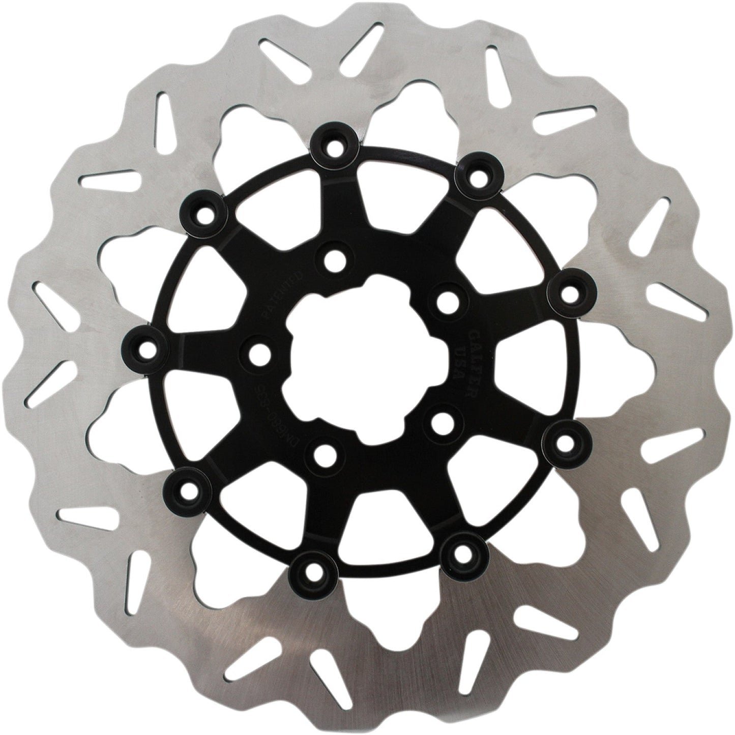 Galfer Wave? Brake Rotor - Front - Black Carrier DF835CW-B | Brake Rotors   Street