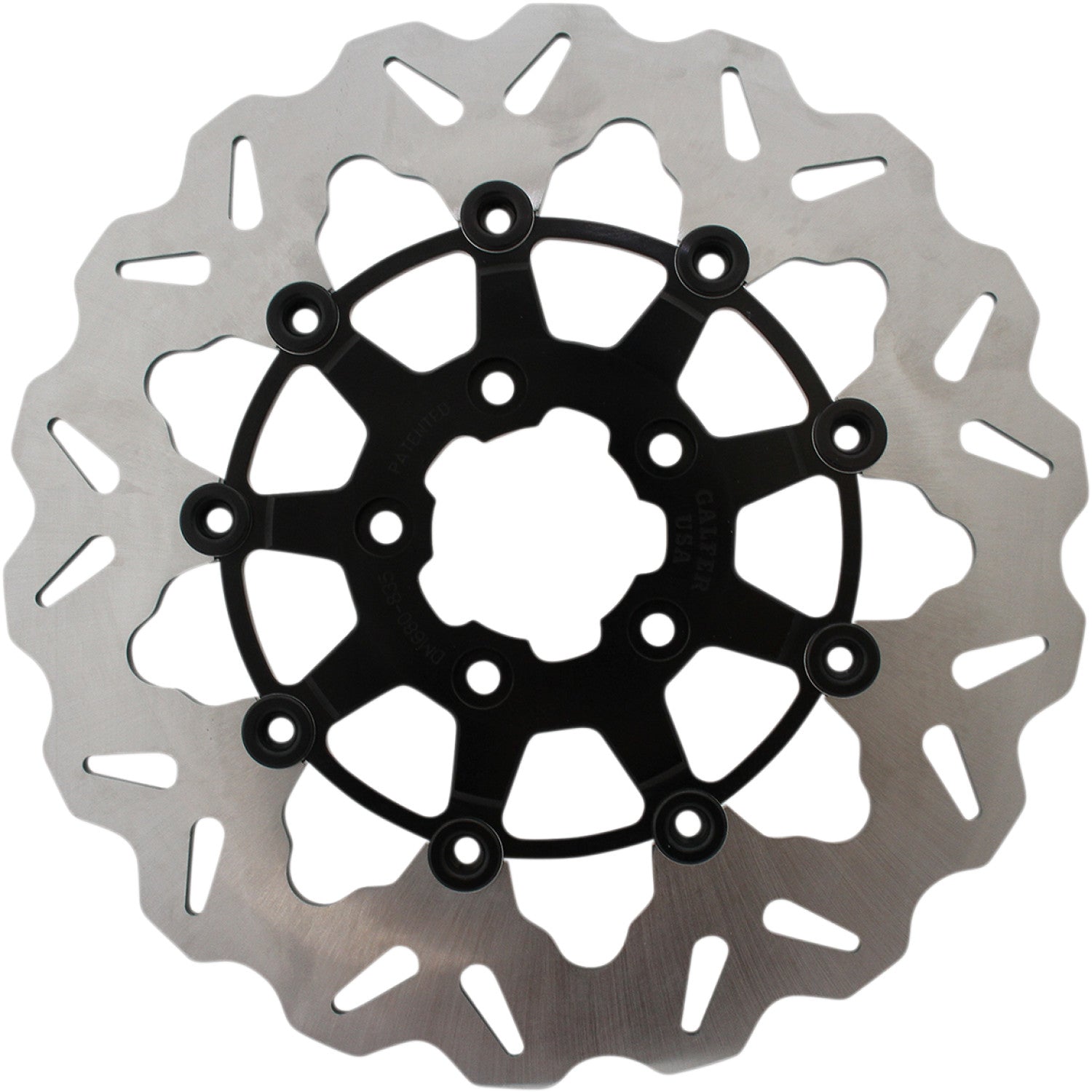 Galfer Wave? Brake Rotor - Front - Black Carrier DF835CW-B | Brake Rotors   Street