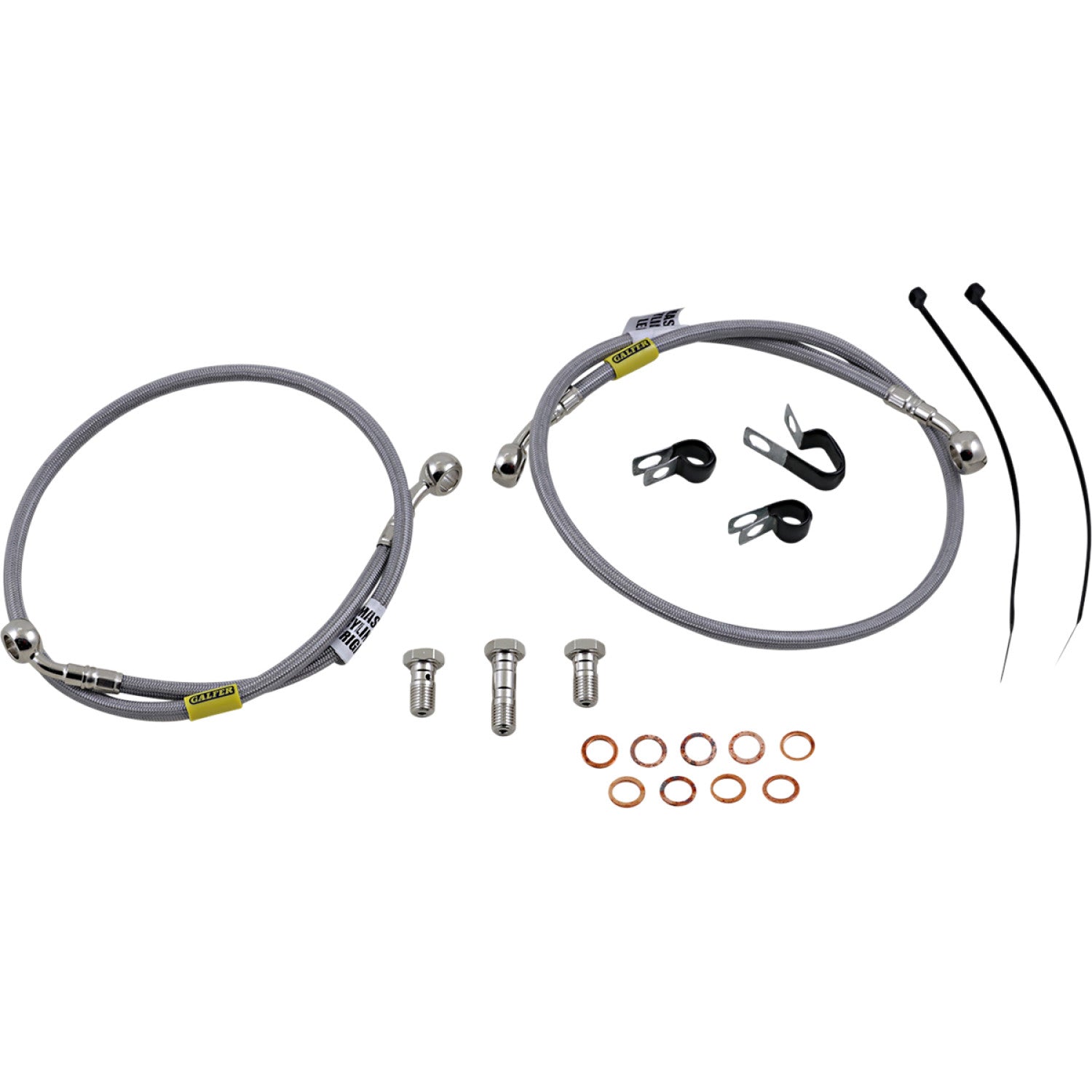 Galfer Brake Line - Stainless Steel FK003D576-2 | Brake Lines Hoses Stainless Steel