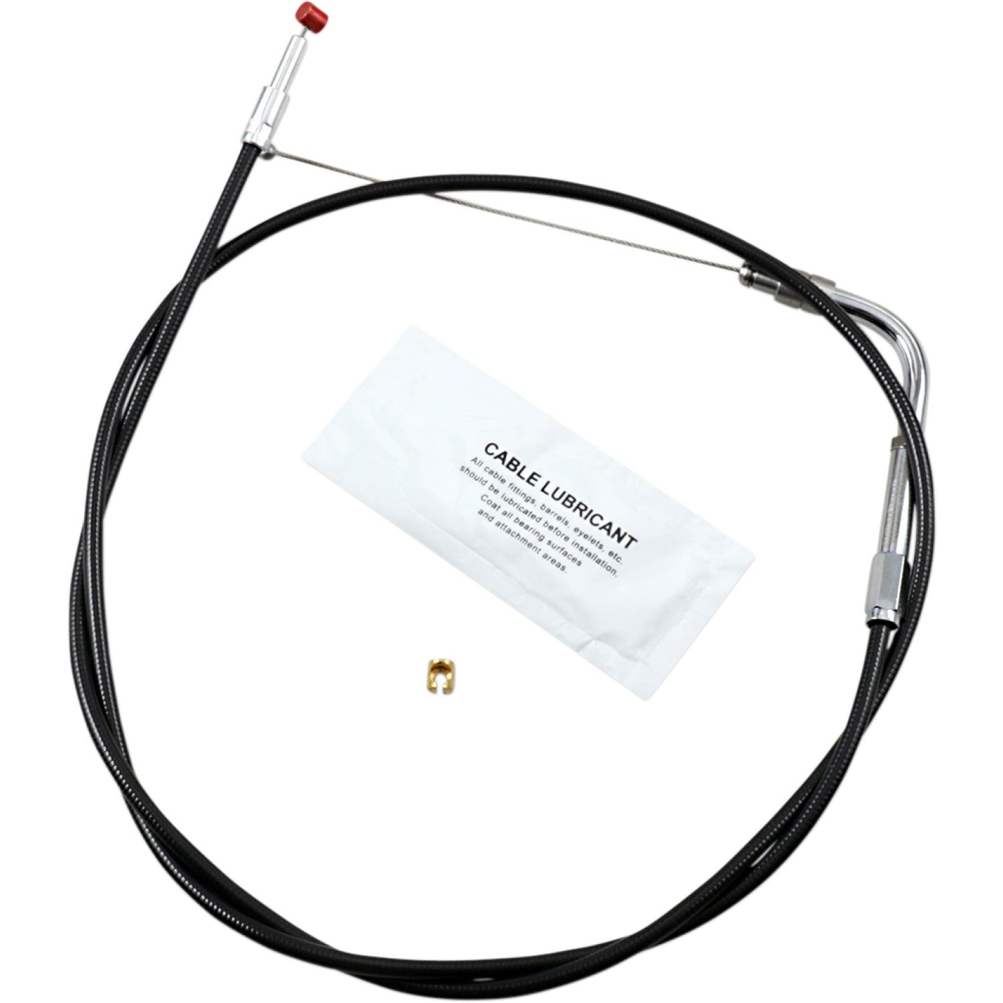 Barnett Black Vinyl Throttle Cable - +6" 101-30-30038-06 | Cables Throttle