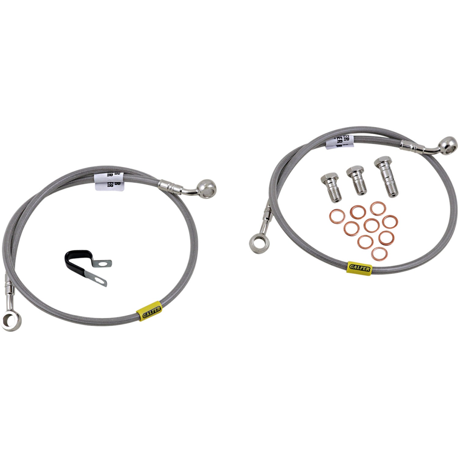 Galfer Brake Line - Stainless Steel FK003D424-2 | Brake Lines Hoses Stainless Steel