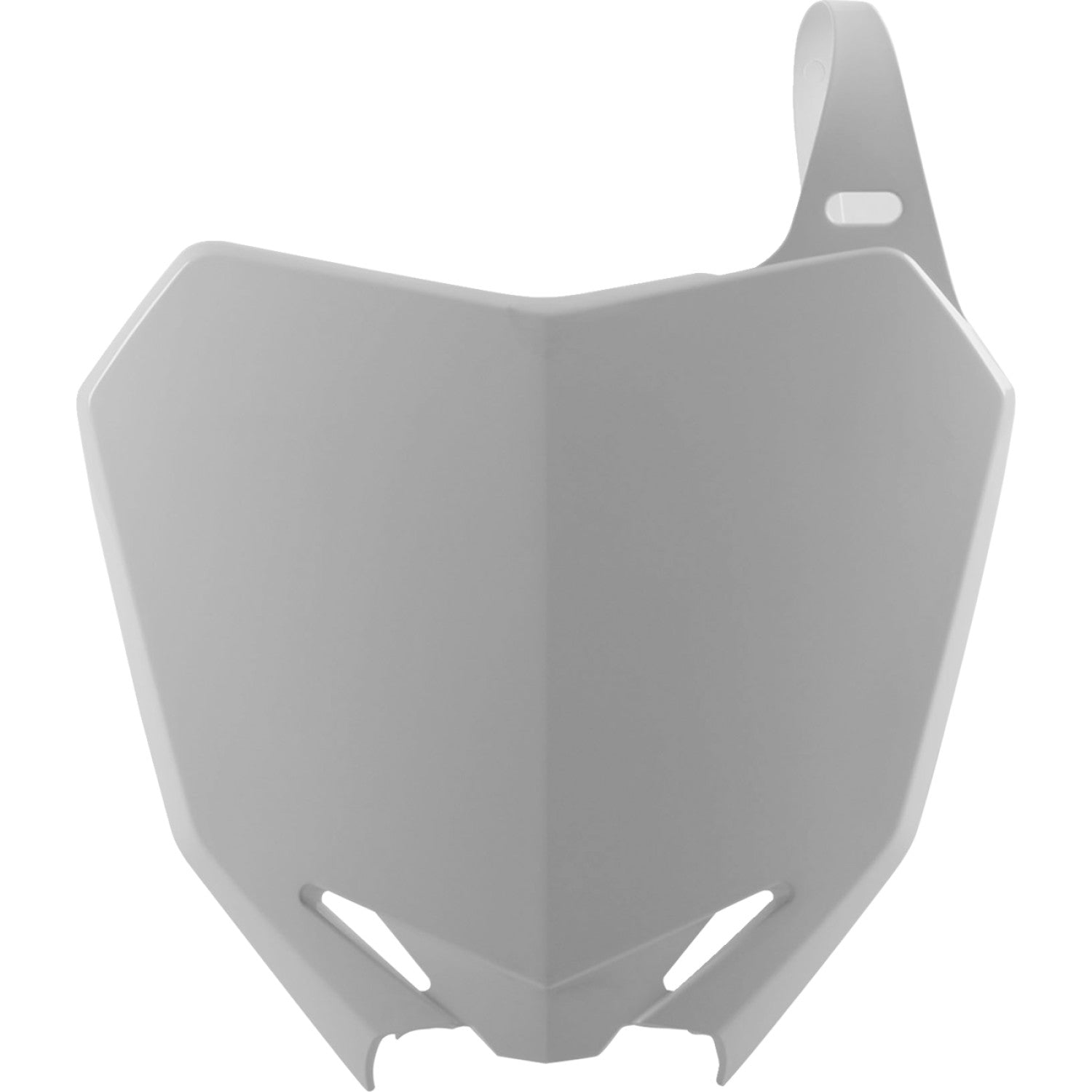 POLISPORT Number Plate - White RMZ 250/450 8659300002 by Polisport