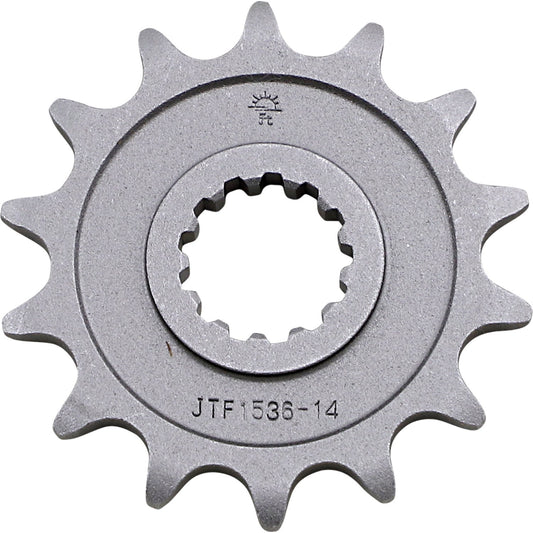 JT SPROCKETS Counter Shaft Sprocket - 14-Tooth JTF1536.14 by JT Countershaft Sprockets   Steel